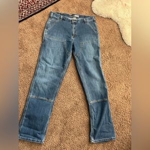 Blue double knee Carhartt jeans new never worn